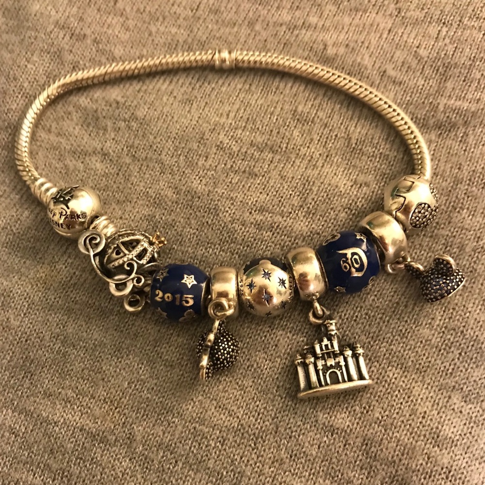 Disney Parks Pandora Bracelet and Disney Charms